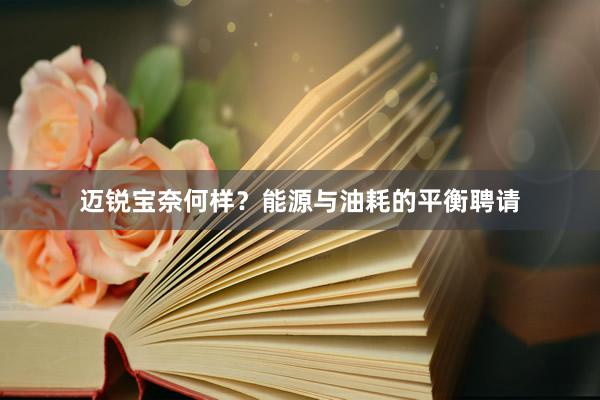 迈锐宝奈何样？能源与油耗的平衡聘请